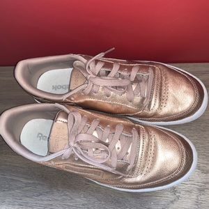 Reebok Harman RoseGold Sneakers Sz 8.5 (runs big)